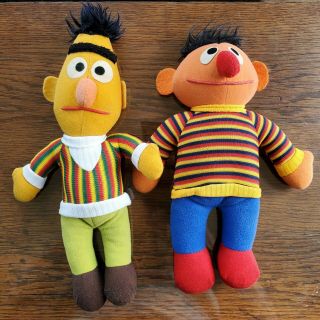 Vintage Knickerbocker Sesame Street Bert And Ernie Plush - Really Examples