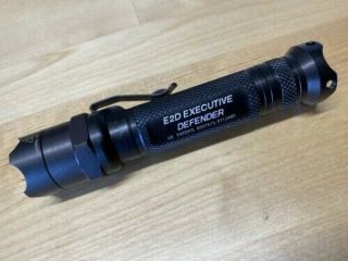 Surefire E2d Executive Defender Flashlight Rare Cr123 Tactical Incandescent