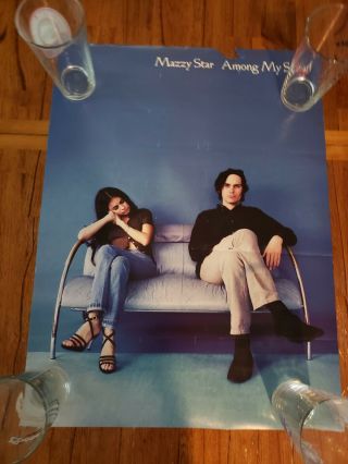1996 Rare Mazzy Star Vintage Poster Among My Swan