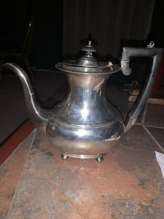 Vintage Ifs Israel Freeman & Sons Silver Plated Teapot Coffee Pot
