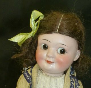 7 " / 17cm Mohair Wig For Antique Doll,  Old Wig,  " Bleuette " Size