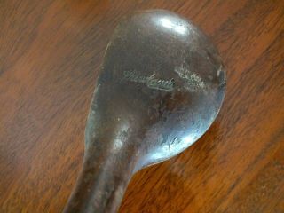 Rare Early 20th C Socket Head Hickory Shafted Play Club Signed by Jack Rowlands 3