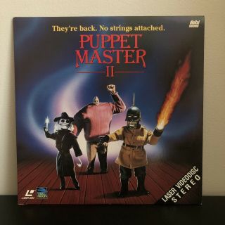 Puppet Master 2 Laserdisc Full Moon Horror Rare Cult Classic Laser Disc
