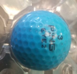 Ping Eye 2 Blue White Golf Ball Two Tone Rare