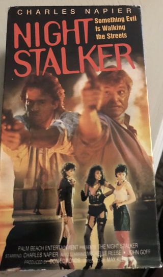 The Night Stalker Vhs Rare 1986 Horror Slasher