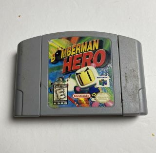 Bomberman Hero (nintendo 64,  N64) Authentic Cartridge Only Euc