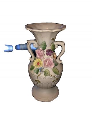 Vintage Bradley Bone China,  Hand Painted Matte Finish Bud Vase