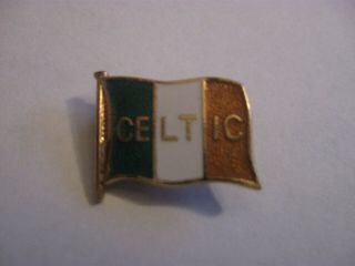 Rare Old Glasgow Celtic Football Club (8) Enamel Brooch Pin Badge