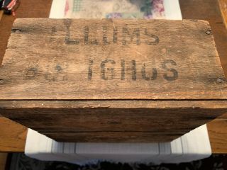 Vintage Small Wooden Box - Illums Bolighus Company 8 3/4 " X 8 3/4