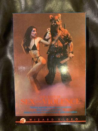 The Best Of Sex And Violence Wizard Video Big Box Vhs 80s Horror Rare