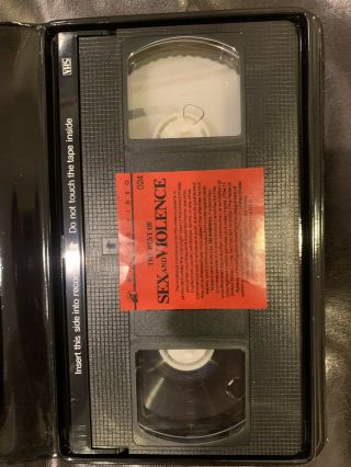 The Best Of Sex And Violence WIZARD VIDEO Big Box VHS 80s Horror Rare 3