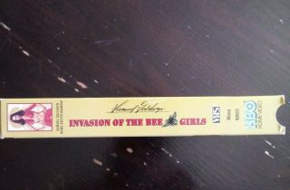 Invasion of the Bee Girls VHS RARE OOP INDIE CULT CLASSIC HBO Home Video rare 3