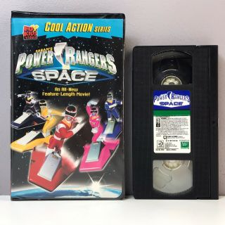 Saban’s Power Rangers In Space Vhs Video Tape Case Nearly 1999 Rare Fox Show