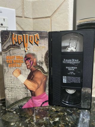 Wcw Halloween Havoc What Will The Wheel Reveal 1992 Vhs Rare Formalrental Wwf