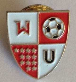 Wu United Football Club Pin Badge Rare Vintage Soccer Memorabilia (e3)