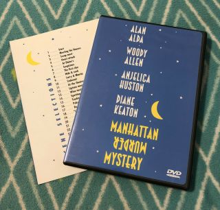Manhattan Murder Mystery (dvd,  1998) Rare Oop Comedy Woody Allen Region 1 Usa