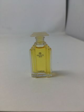 Vintage Gucci No 3 Mini Perfume Parfum 1/8 Oz Miniature Rare