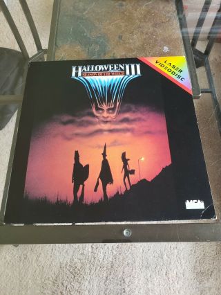 Halloween Iii Videodisc Season Of The Witch Laserdisc Ld Vgc Part 3 Rare 1983