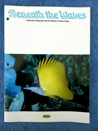Vintage Scuba 1985 Underwater Photography Nikon Nikonos V Sales Brochure Reviews