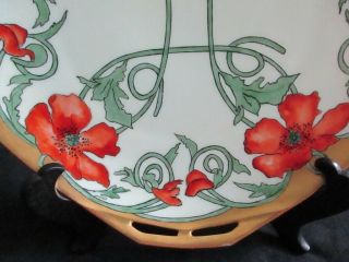 Antique M Z Austria Hand Painted Plate - Artist Signed 2