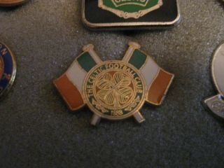Rare Old Glasgow Celtic Football Club (10) Enamel Brooch Pin Badge