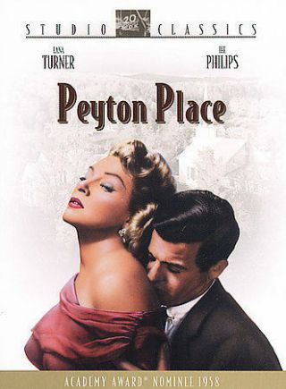 Peyton Place (1957) Dvd W/ Insert Lee Philips Lloyd Nolan Rare Oop Classic