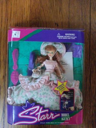Vintage 1995 Starr Model Agency Doll " Amber " No.  13333 By Jpi Toys