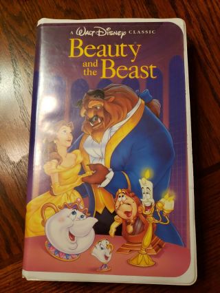 Beauty And The Beast (vhs) Disney Rare Black Diamond Edition
