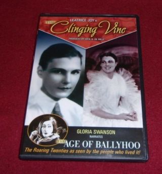 The Clinging Vine/age Of Ballyhoo Rare Oop Image Dvd Gloria Swanson Leatrice Joy