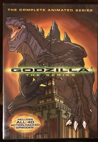 Godzilla The Complete Animated Series 4 Discs Dvd Rare