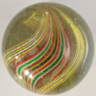 Large Antique German Swirl Marble
