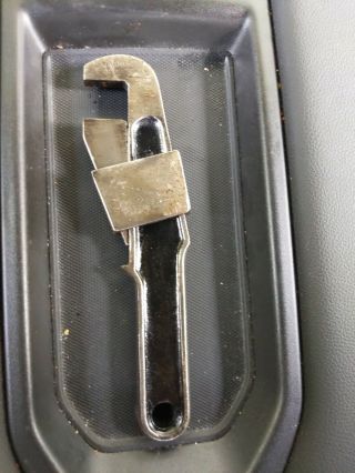Rare Vintage German Magnor Adjustable Wrench Tool Antique Monkey Clamp Spring