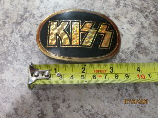Kiss Prism Belt Buckle 1977 Pacifica Rare Gene Simmons Ace Frehley Paul Stanley