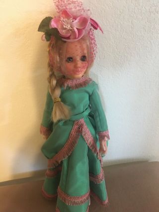 Elegant Vintage Ideal Grow - Hair Doll " Kerry " 1970.  Crissy Doll Family Ngh - 18 - 27