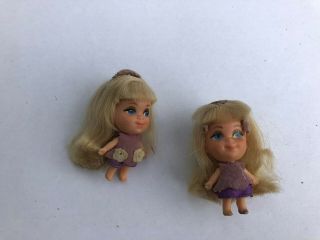 Lucky Locket Kiddle Doll Blonde Lilac Vintage Liddle Kiddles Mattel