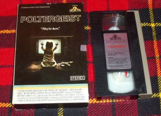 Poltergeist (vhs,  1982) Horror Cult Classic Mgm Big Box Video Tape Rare