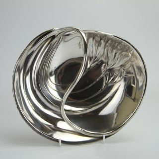Rare Verit Art Nouveau Silver Plated Dish By Nbw Norblin,  Wmf Orivit Interest