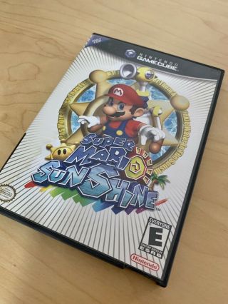 Mario Sunshine Nintendo Gc Gamecube Rare Video Game