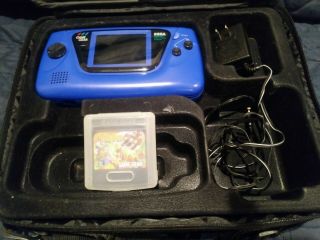 Blue Sega Game Gear Portable System Very Rare Official Sega Handheld Model 2110