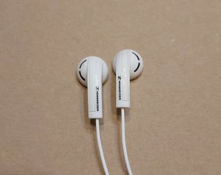 Rare Sennheiser Mx 460 Basswind In - Ear Headphones Earbuds White