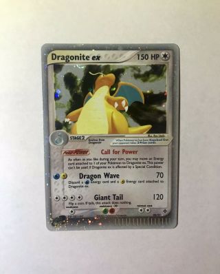 Dragonite Ex 90/97 Dragon Set Ultra Rare Pokemon Card