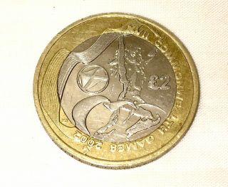 Rare £2 2002 Commonwealth Games 2002 Scotland Coin
