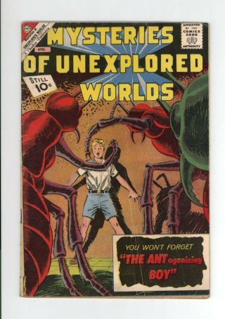 Mysteries Of Unexplored Worlds 29 G/vg 3.  0 - Rare Issue 1962