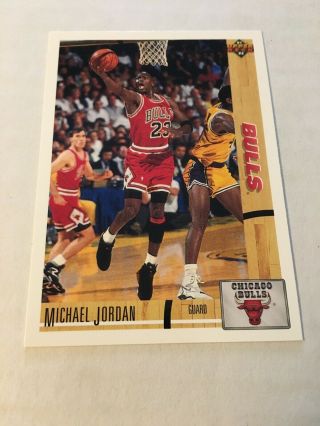 1991/92 Upper Deck Michael Jordan 44 1st Ud Card Rare Gem