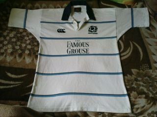 Rare Rugby Shirt - Scotland Away 2004 - 2005 Size L