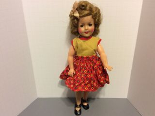 Vintage 1950’s Shirley Temple Doll 12” Vinyl/sleep Eyes/by Ideal/st - 12