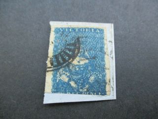 Victoria Stamps: Half Length On Piece - Rare (c227)
