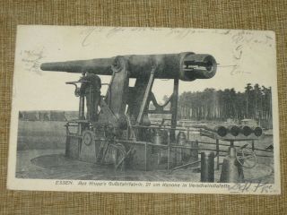 Rare Wwi Photo Postcard German Disappearing Gun Coast Artillery 136