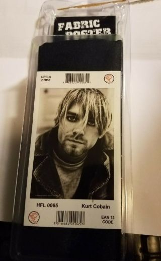 Nirvana Textile Poster Flag Rare Never Opened Kurt Cobain Suicide