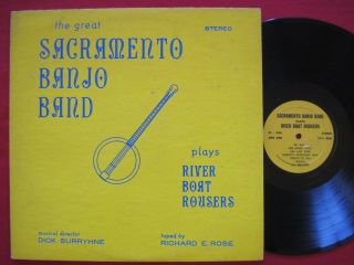 Sacramento Banjo Band Plays River Boat Rousers - Dick Surryhne Rare Private Lp